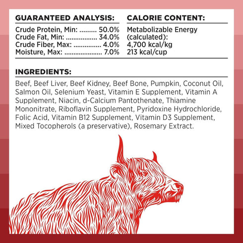Bixbi Rawbble Freeze-Dried Beef Dog Food 12oz - Poudre Pet & Feed Supply 4